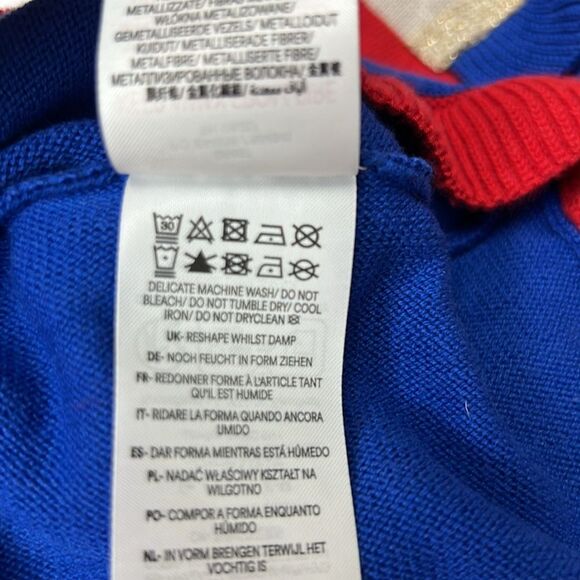 Mini Boden blue and Red Nutcracker Sweater Dress NWT size 3-4 years - Picture 14 of 14